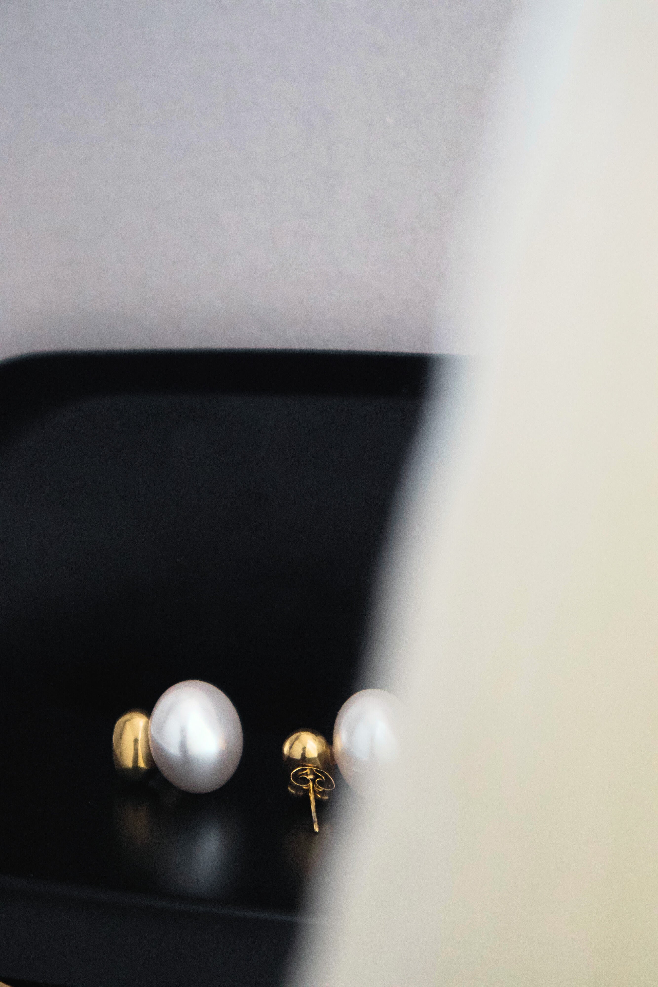 Golden pearls mini | Earrings