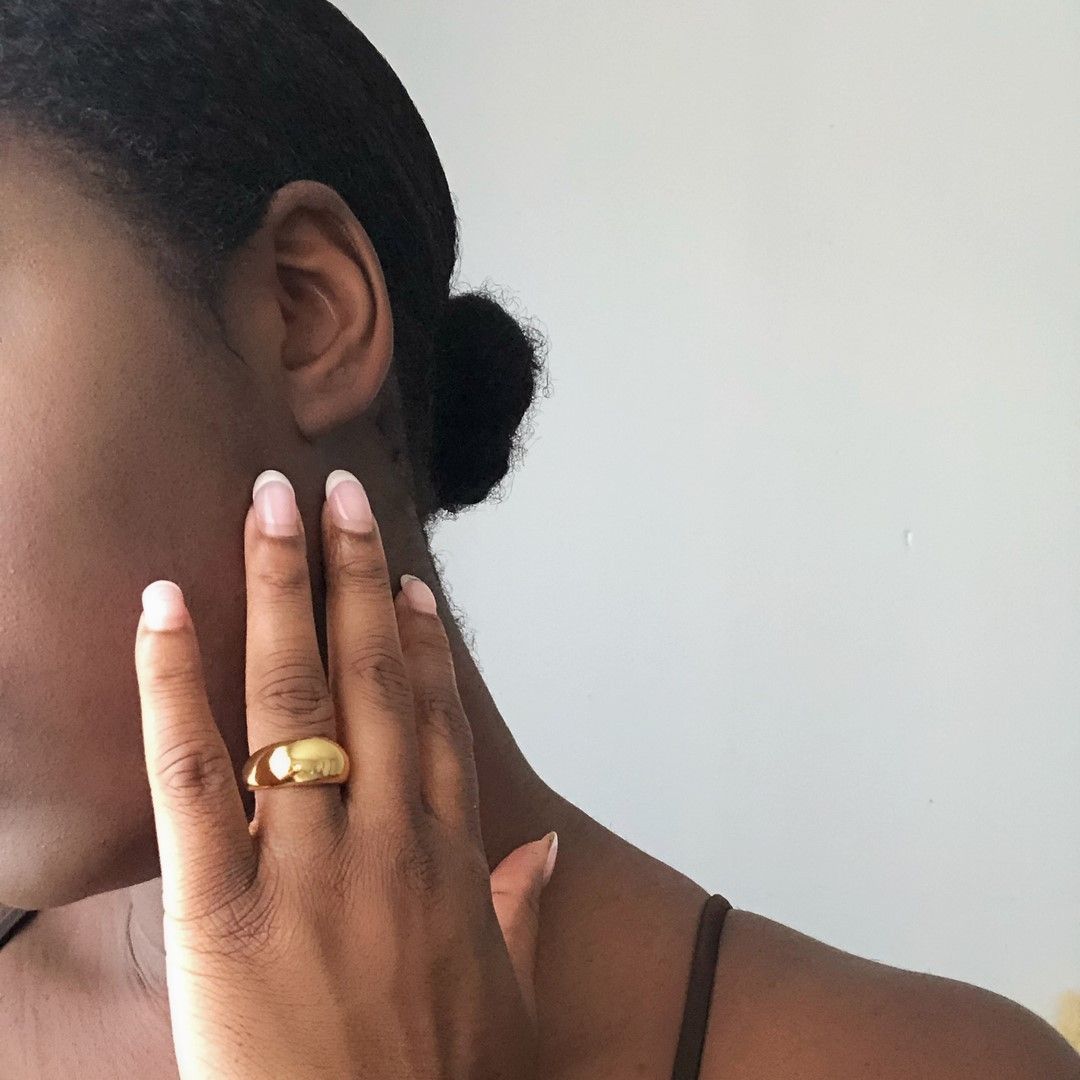 Dome Ring | 18k gold plated