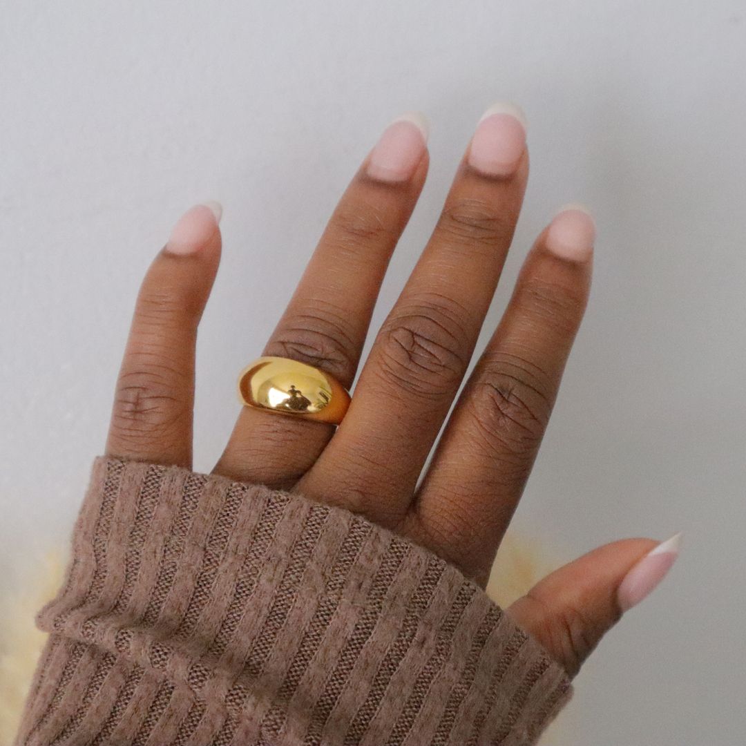 Dome Ring | 18k gold plated